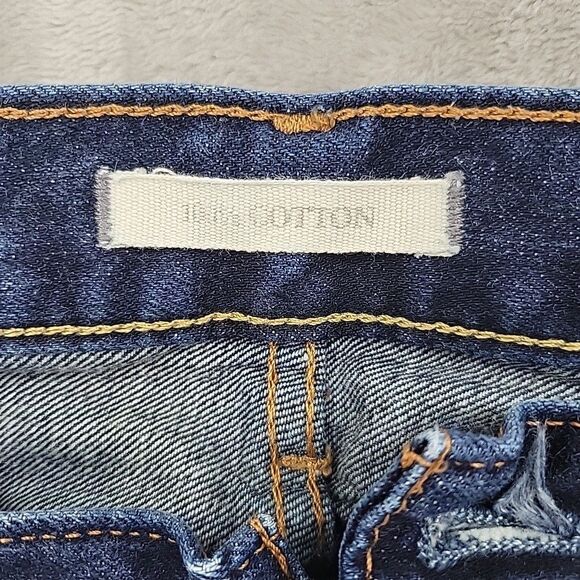 Abercrombie Fitch Mens Button Fly Jeans Size 26x29 Slim Straight 100% Cotton - Picture 6 of 10